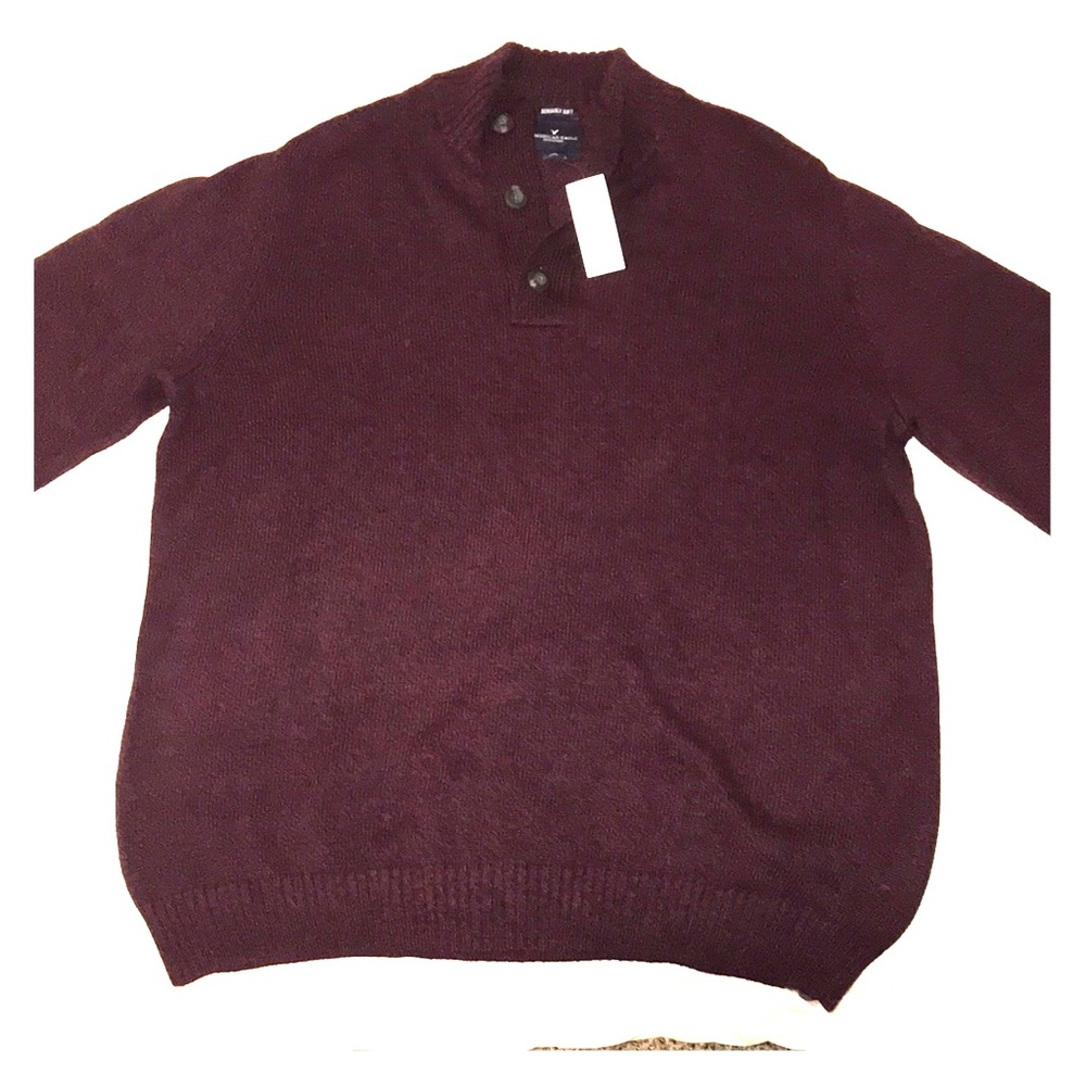 American Eagle 3 button “seriously soft” Sweater